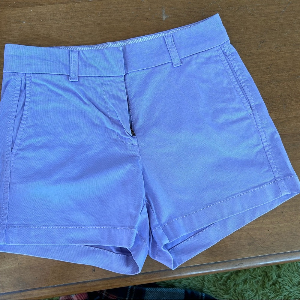 Women's J Crew Purple Shorts Size 0